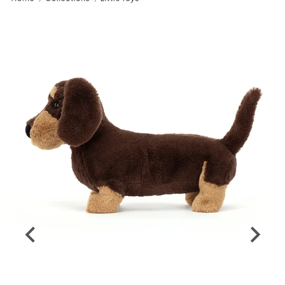 JellyCat small Otto Sausage dog Toy - Picture 2 of 3